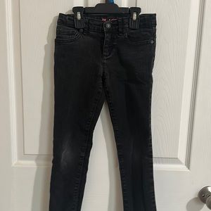 Childrens place black skinny Jean size 6/7